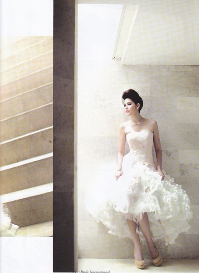 ชมพู่ สวยสง่าในชุดแต่งงานสไตล์อ่อนหวาน