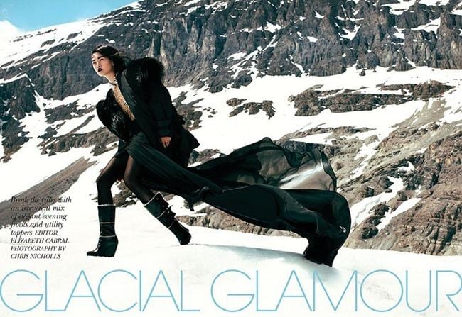 HYONI KANG IN "GLACIAL GLAMOUR"