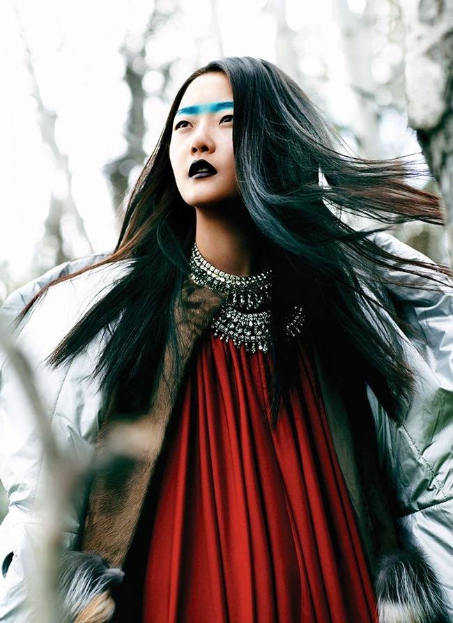 HYONI KANG IN "GLACIAL GLAMOUR"