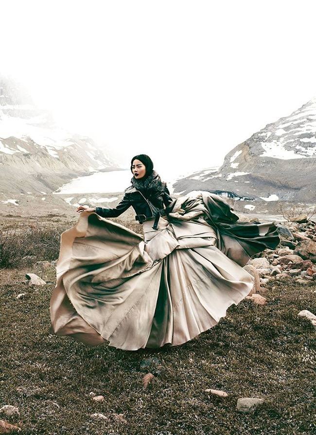 HYONI KANG IN "GLACIAL GLAMOUR"