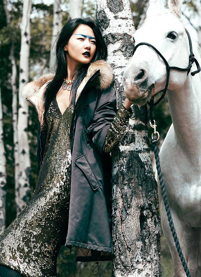 HYONI KANG IN "GLACIAL GLAMOUR"