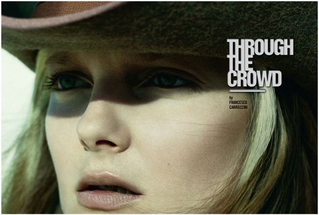 VOGUE ITALIA: ENIKO MIHALIK IN "THROUGH THE CROWD" BY PHOTOGRAPHER FRANCESCO CARROZZINI