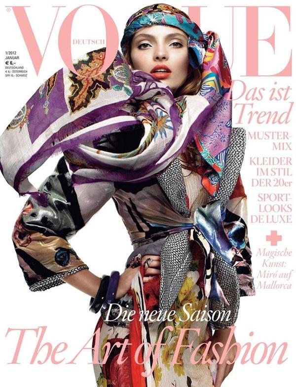 Carola Remer @ Vogue Germany January 2012