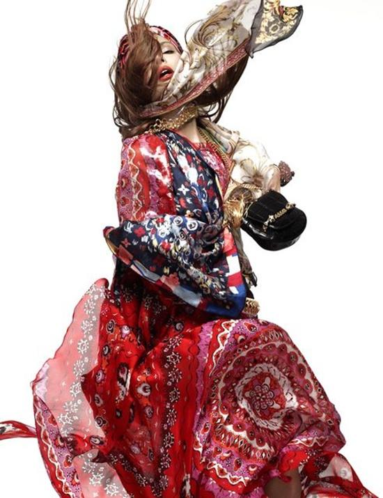 Carola Remer @ Vogue Germany January 2012