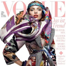 Carola Remer @ Vogue Germany January 2012