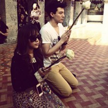 หวานสุด ๆ โดม-กัสจัง ควงคู่รับลมหนาวแอ่วเชียงใหม่