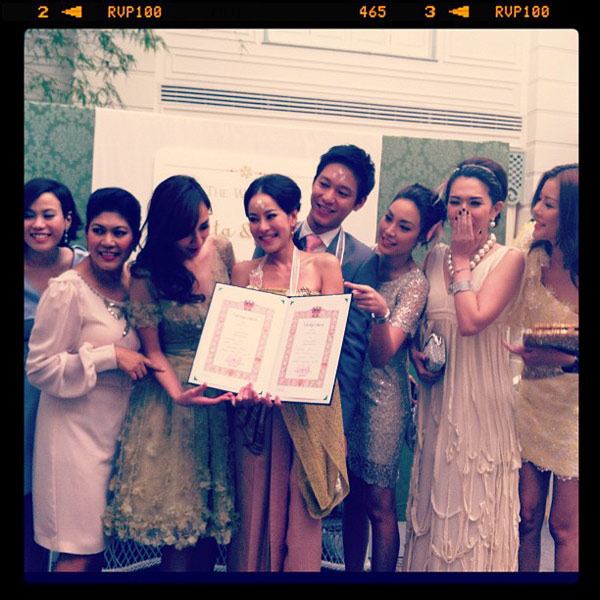 หนิง ปณิตา - จิน จรินทร์ ควงคู่วิวาห์หวาน ส่งท้ายปี