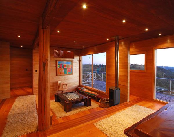 All Wood Home in Chile