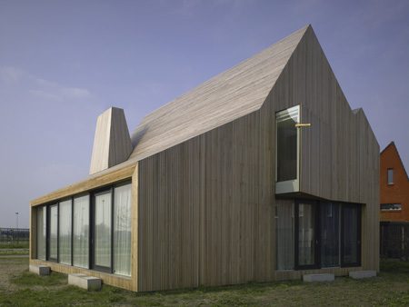 Wood Home Design in Netherlands - fascinating countryside architecture!