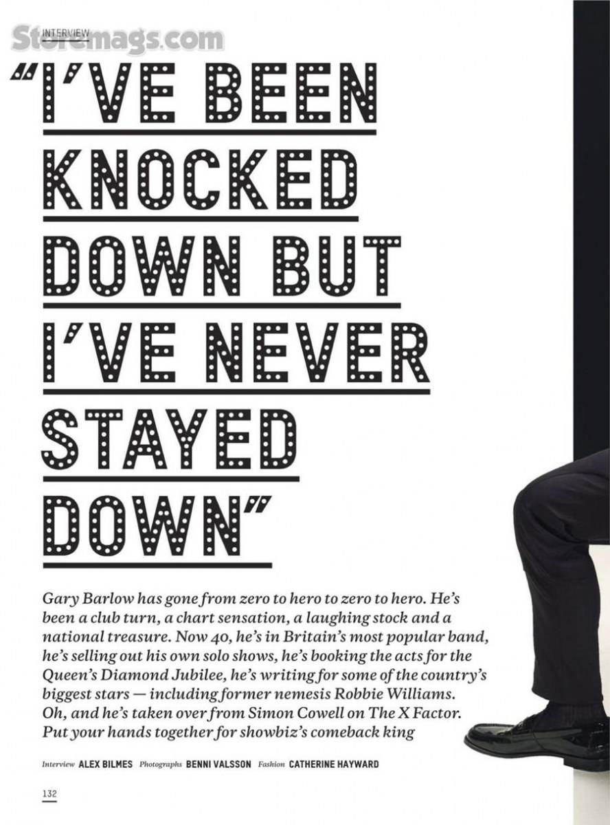 Gary Barlow @ Esquire UK January 2012