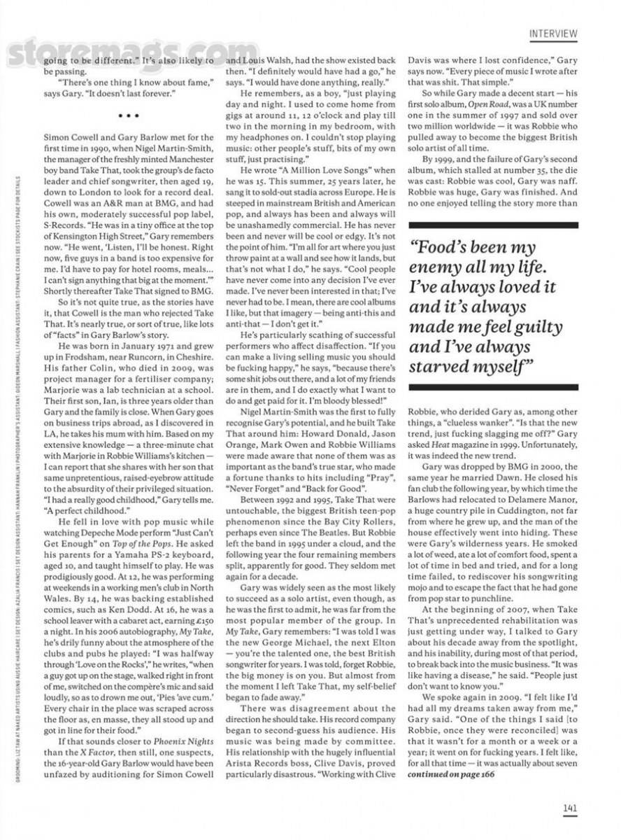 Gary Barlow @ Esquire UK January 2012