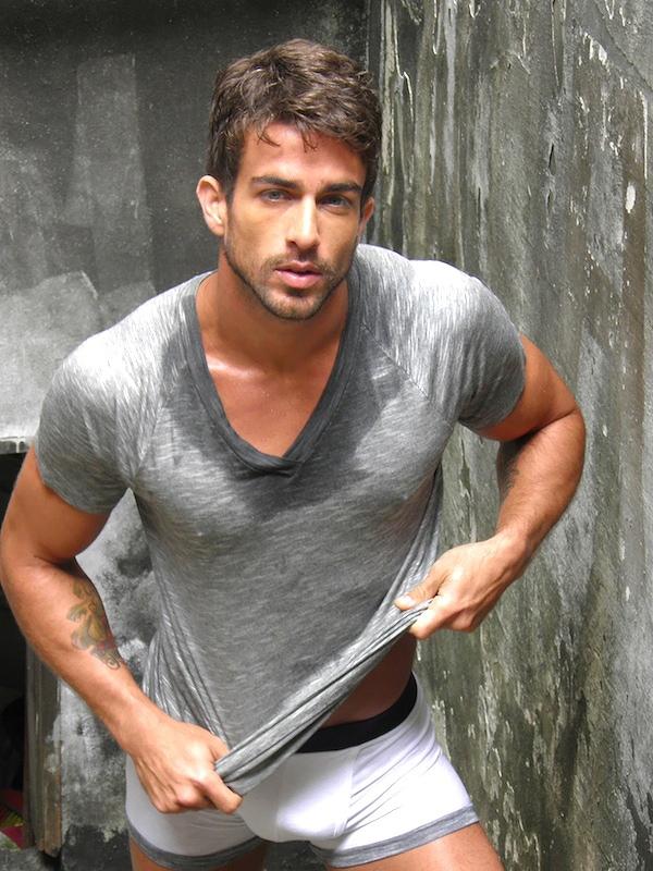 Erasmo Viana  Photoshoot for New Captain Underwear