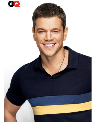Matt Damon @ GQ Magazine January 2012