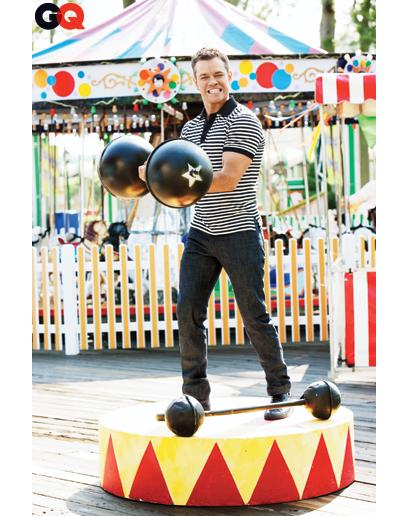 Matt Damon @ GQ Magazine January 2012