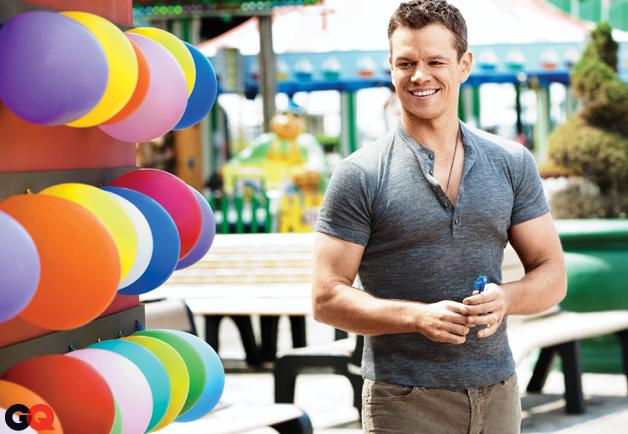 Matt Damon @ GQ Magazine January 2012