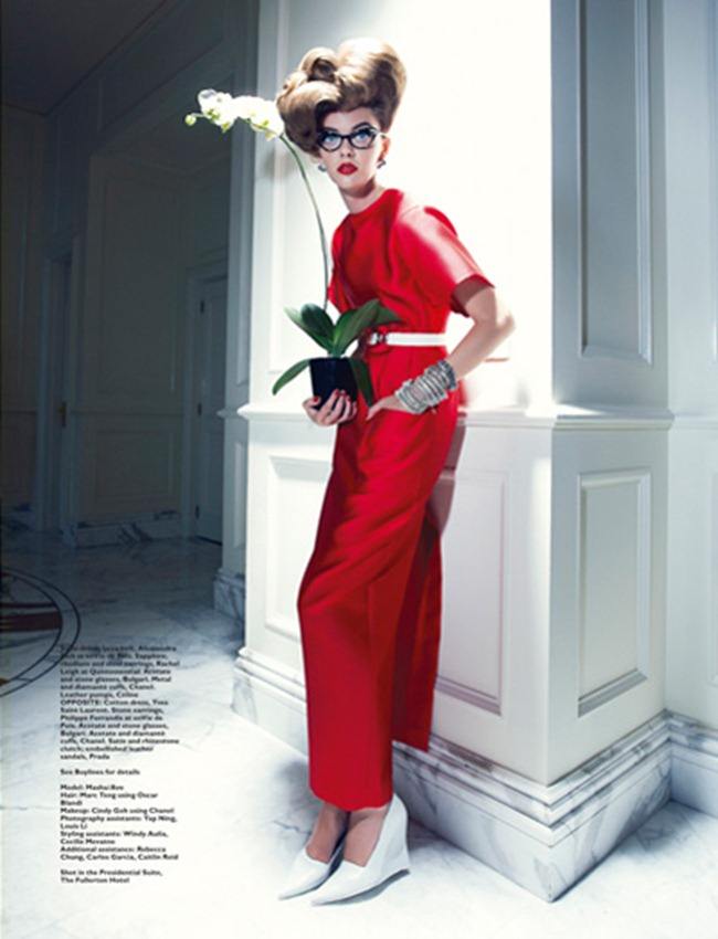 HARPER'S BAZAAR SINGAPORE: MASHA TYELNA IN "THE HEIRESS" BY PHOTOGRAPHER GAN