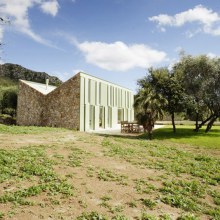 Stone Farmhouse Home Design with Rustic Cottage Style Exterior, in Spain