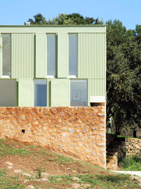 Stone Farmhouse Home Design with Rustic Cottage Style Exterior, in Spain