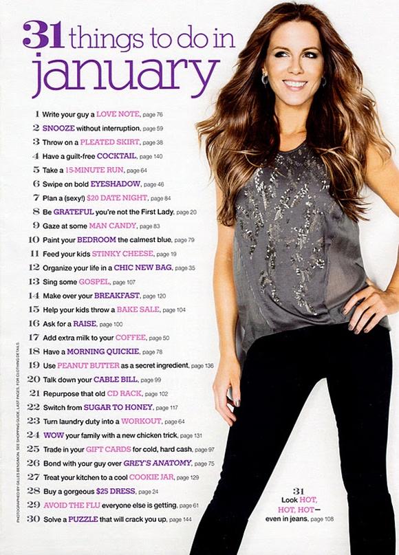 Kate Beckinsale @ Redbook US January 2012