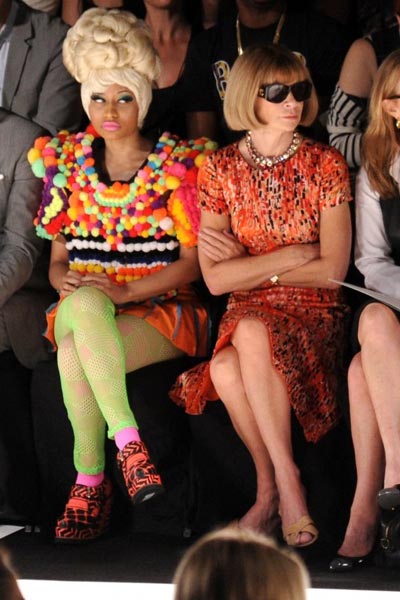 4. นิกกี้ มินาจ ในงาน New York Fashion Week