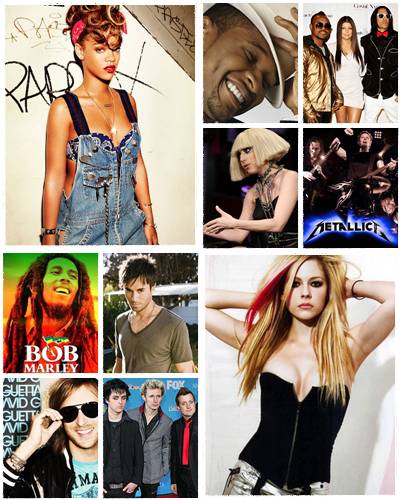 ริฮันน่า ศิลปินที่คนชื่นชอบที่สุดบนเฟซบุ๊ก ปี 2011