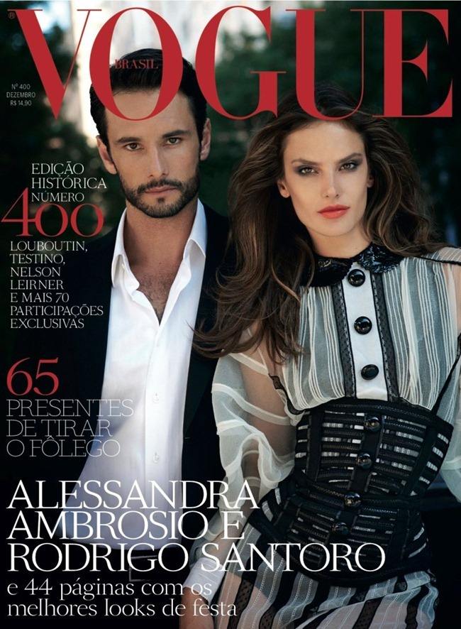 VOGUE BRAZIL: ALESSANDRA AMBROSIO & RODRIGO SANTORO BY PHOTOGRAPHER ERIC GUILLEMAIN