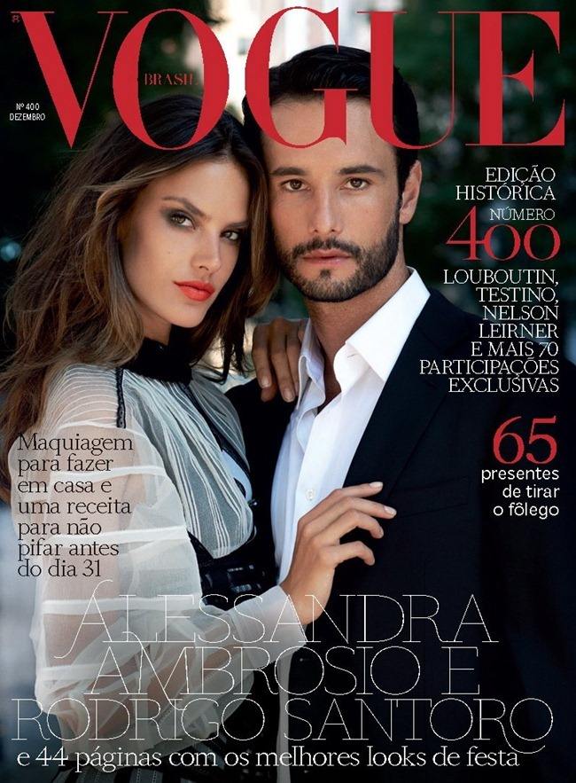 VOGUE BRAZIL: ALESSANDRA AMBROSIO & RODRIGO SANTORO BY PHOTOGRAPHER ERIC GUILLEMAIN