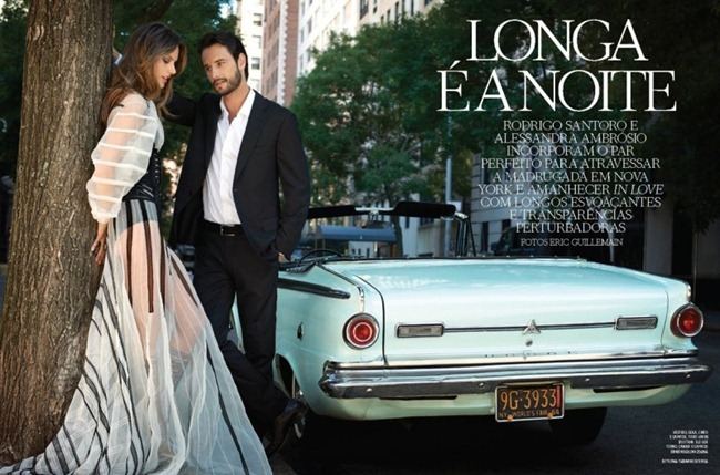 VOGUE BRAZIL: ALESSANDRA AMBROSIO & RODRIGO SANTORO BY PHOTOGRAPHER ERIC GUILLEMAIN