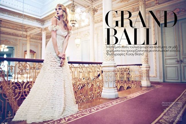 VOGUE HELLAS: HEATHER MARKS IN "GRAND BALL" BY PHOTOGRAPHER KORAY BIRAND