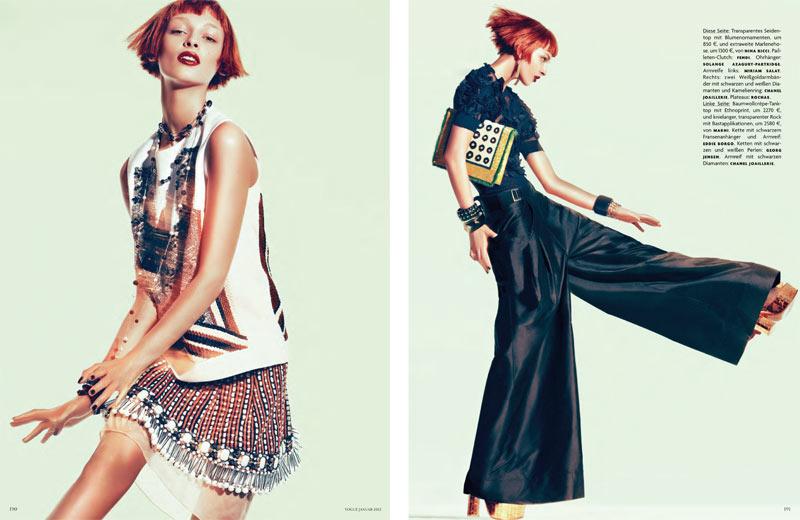 Daga Ziober @ Vogue Germany January 2012