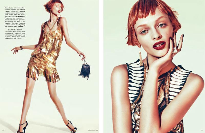 Daga Ziober @ Vogue Germany January 2012