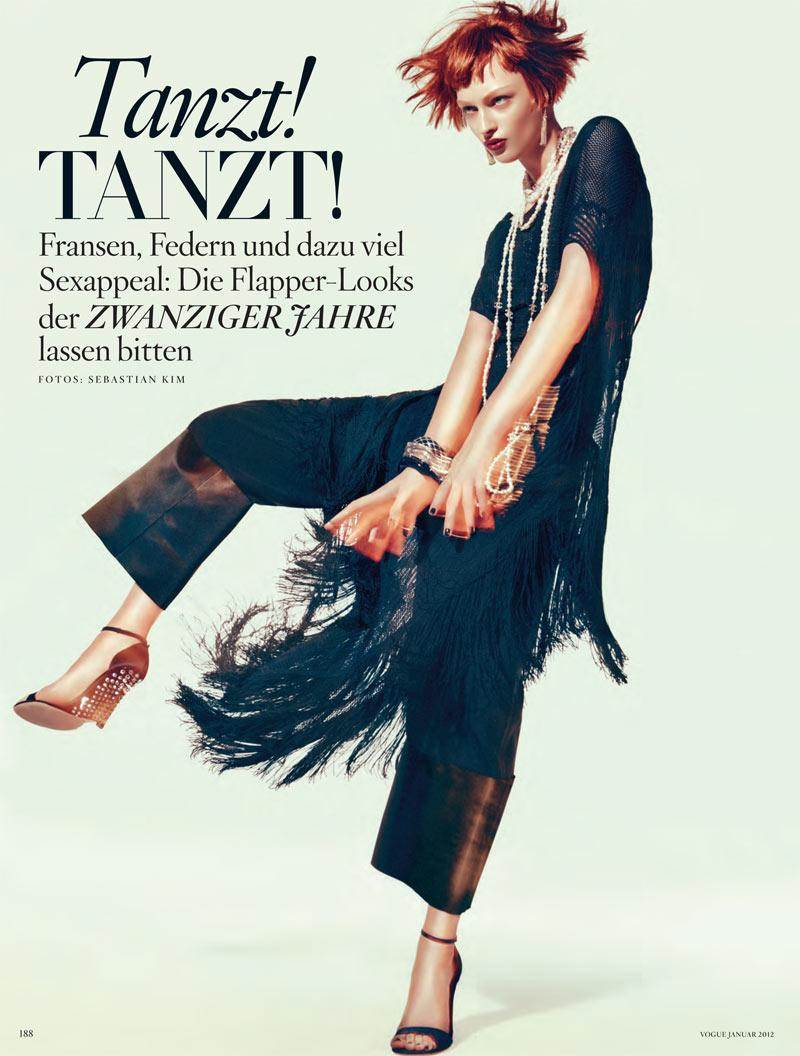 Daga Ziober @ Vogue Germany January 2012
