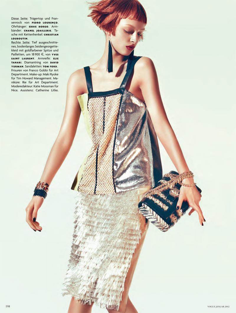 Daga Ziober @ Vogue Germany January 2012