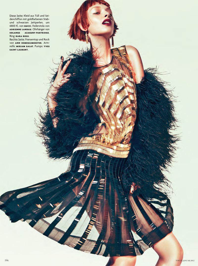 Daga Ziober @ Vogue Germany January 2012