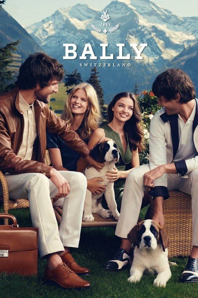 CAMPAIGN: JULIA STEGNER & MIRANDA KERR FOR BALLY SPRING 2012 BY PHOTOGRAPHER NORMAN JEAN ROY