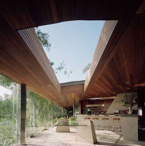 Glass Wall Home in the Hollywood Hills
