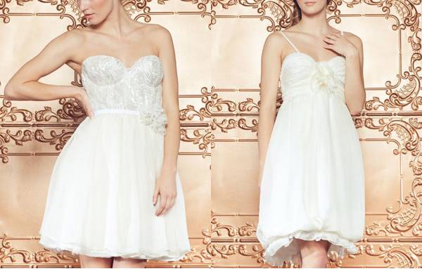 แฟชั่น แปลงโฉมเป็นเจ้าสาวน่ารัก ด้วยชุดแต่งงานแบบสั้น