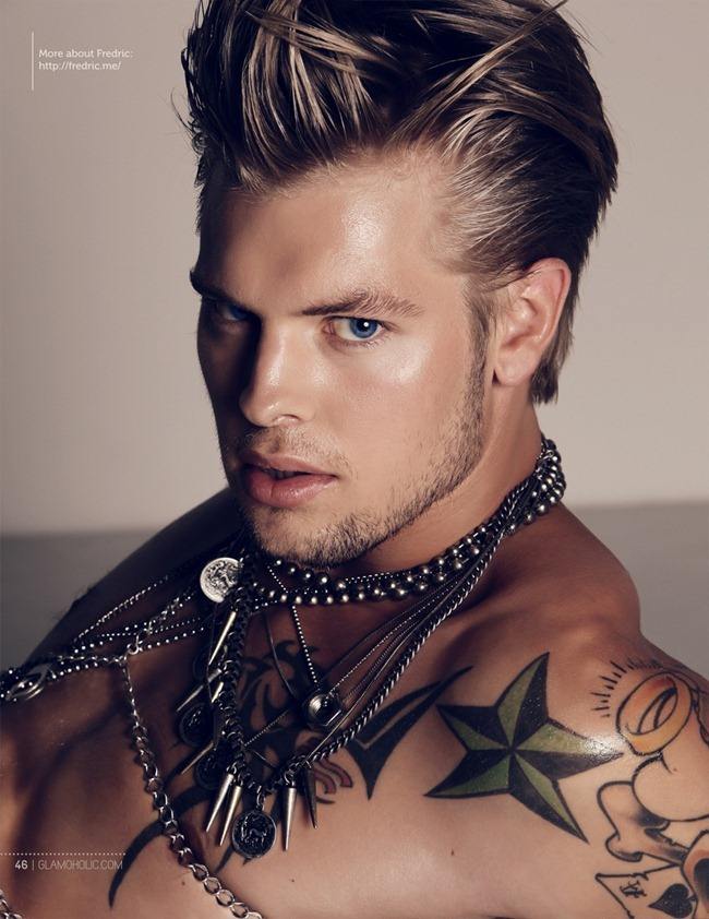 GLAMOHOLIC MAGAZINE: FREDRIC JOHANSSON IN "FASCINO" BY PHOTOGRAPHER MAURIZIO MONTANI