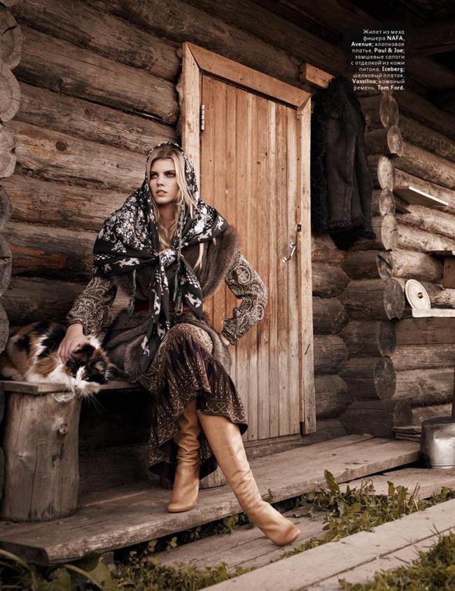 VOGUE RUSSIA: MARYNA LINCHUK BY PHOTOGRAPHER MARIANO VIVANCO