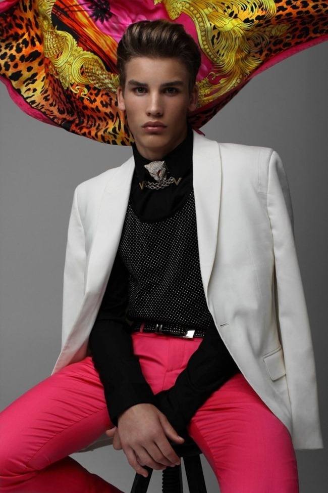 FASHION PHOTOGRAPHY: LUCAS IN "DRESS TO KILL" BY PHOTOGRAPHER BO BRINKENFALK