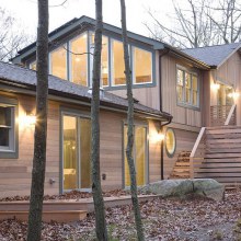 Eco Wooden House brings sustainability and luxury to the forest