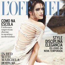 L'OFFICIEL BRAZIL: RENATA SOZZI IN  SAND ME AN ANGEL  BY PHOTOGRAPHER JOSEFINA BIETTI