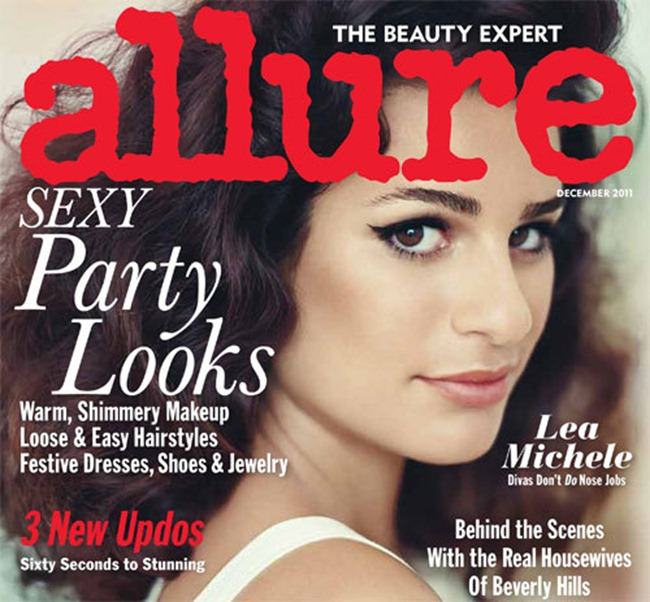 ALLURE MAGAZINE: LEA MICHELE BY PHOTOGRAPHER NORMAN JEAN ROY