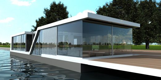 Water Homes 'Watervilla' - modern aquatic architecture at its best