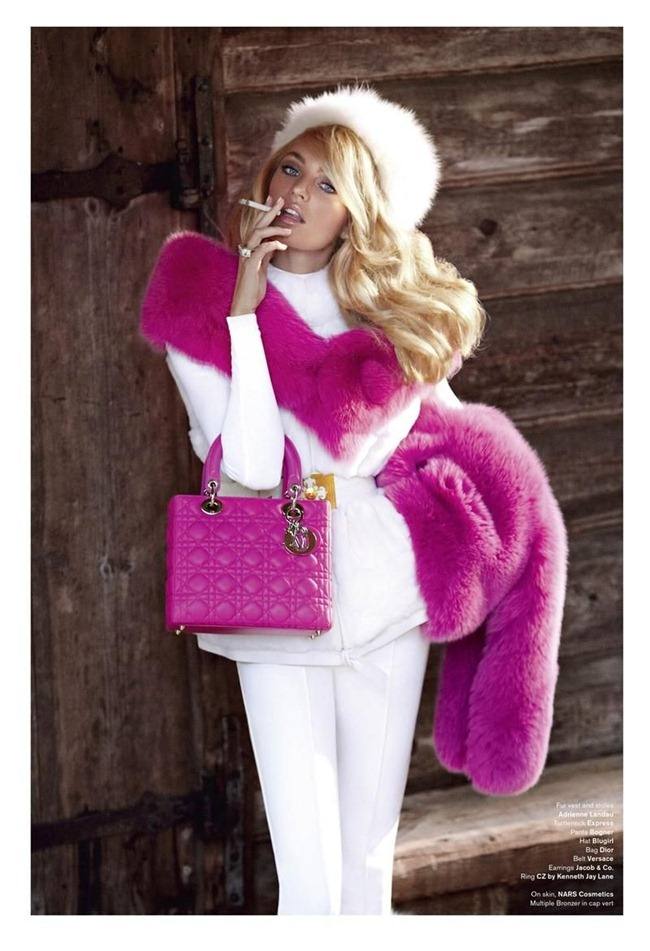 V MAGAZINE: CANDICE SWANEPOEL IN "SKI BUNNY" BY PHOTOGRAPHER SEBASTIAN FAENA