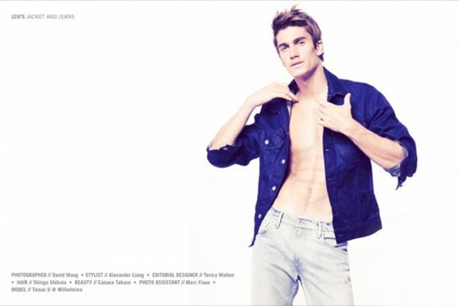KENTON MAGAZINE: TOMAS GUARRACINO IN "DENIM DAZE" BY PHOTOGRAPHER DAVID WANG
