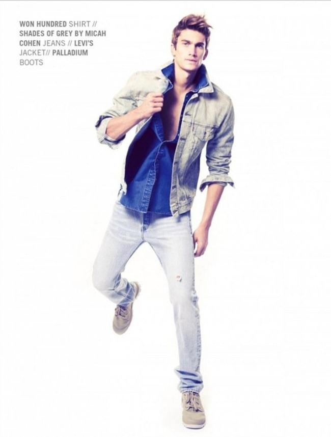 KENTON MAGAZINE: TOMAS GUARRACINO IN "DENIM DAZE" BY PHOTOGRAPHER DAVID WANG