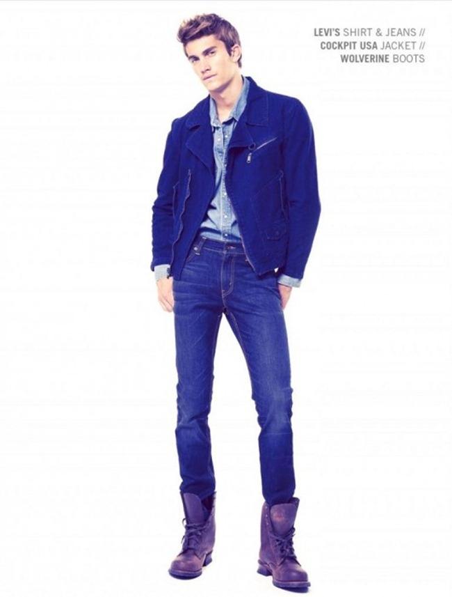 KENTON MAGAZINE: TOMAS GUARRACINO IN "DENIM DAZE" BY PHOTOGRAPHER DAVID WANG