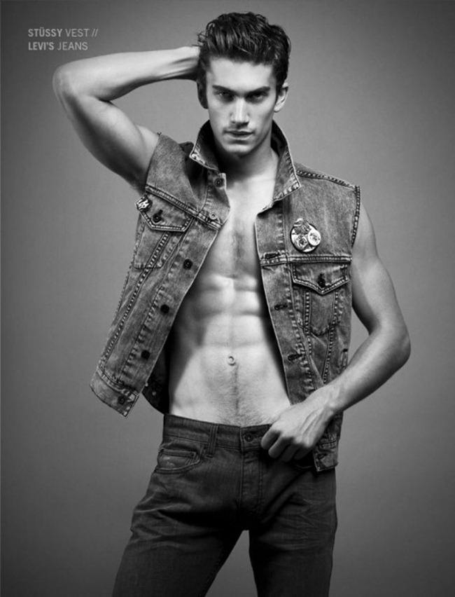 KENTON MAGAZINE: TOMAS GUARRACINO IN "DENIM DAZE" BY PHOTOGRAPHER DAVID WANG