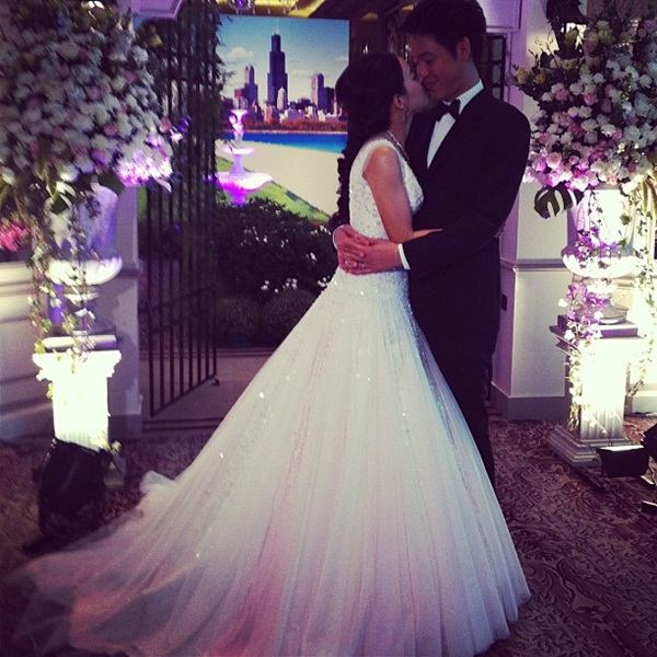 สุดหวาน! หนิง-จิน ฉลองงานแต่งชื่นมื่น